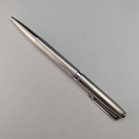 1976 British Vintage Yard O Red Sterling Silver Ballpoint Pen in Case